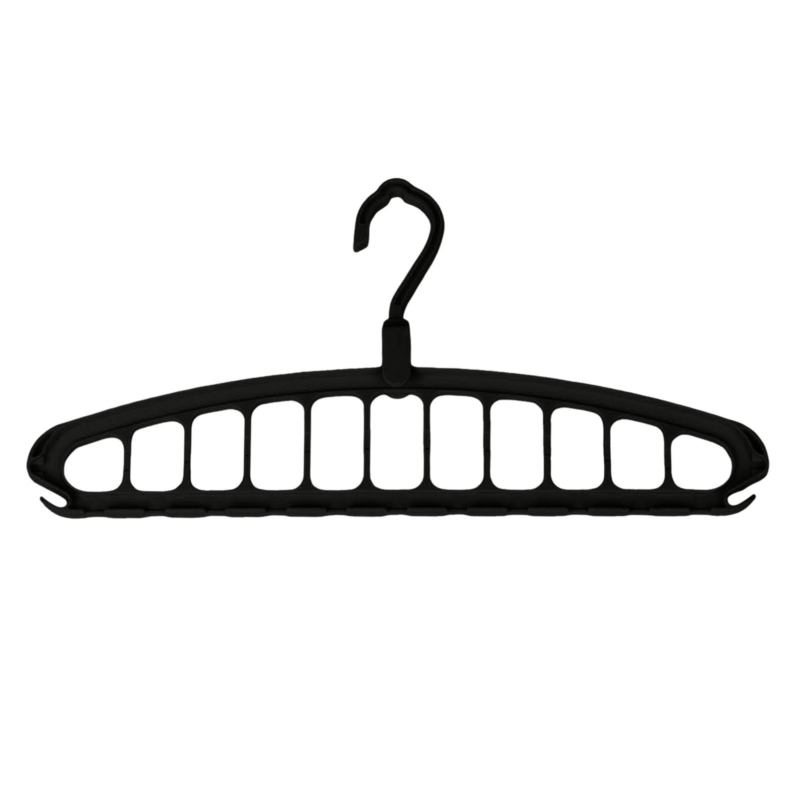thumbnail image 2 of Percha plegable sin costuras Perchas multifuncionales con 11 agujeros para organizar ropa pesada en el armario Ahorro de espacio y colgar ropa Perfecto para el hogar, 2 of 2